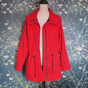 Vtg Eddie Bauer Red Goretex 90s Rain Jacket, M